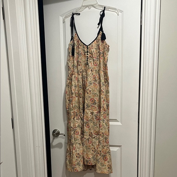 THE GREAT. The Breeze Floral Midi Dress with Pockets - Picture 11 of 13